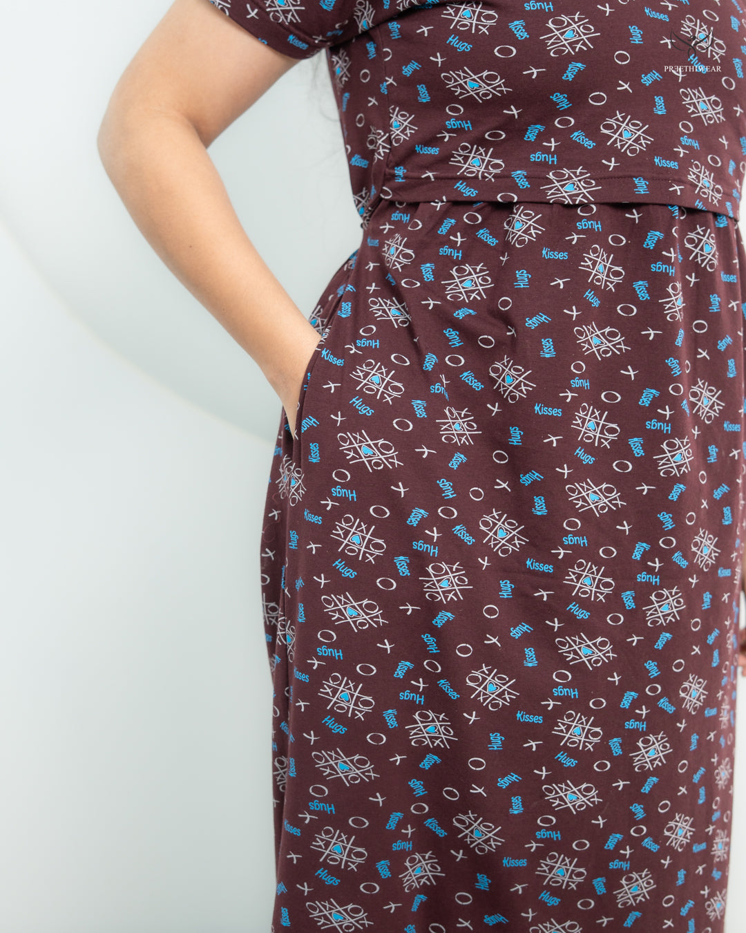 Bindita1  Soft Cotton Full Length Maternity Loungewear