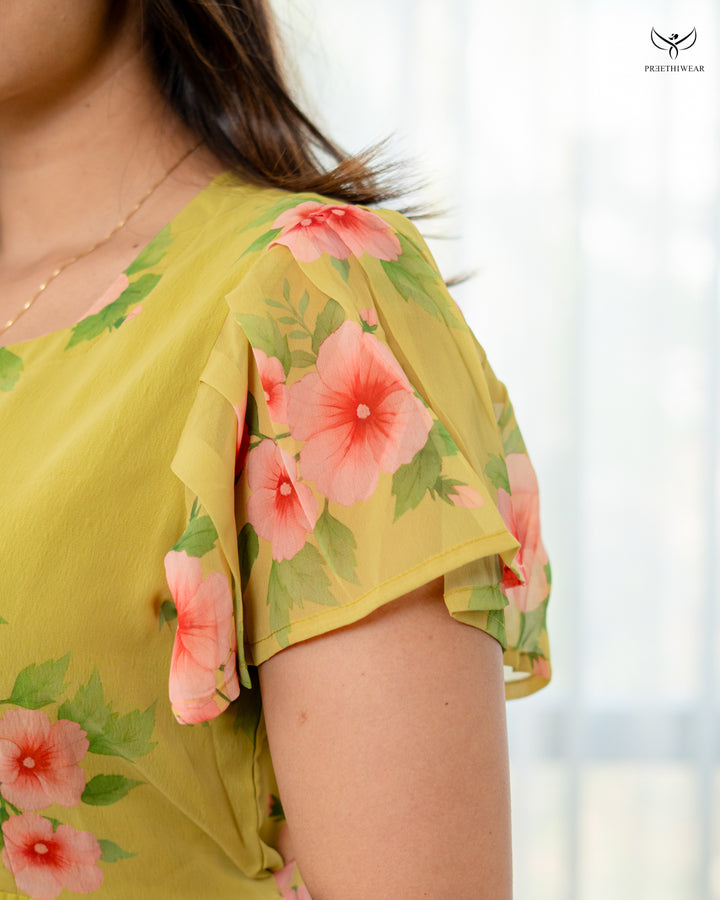 Liraya Maternity Dress with center Zip