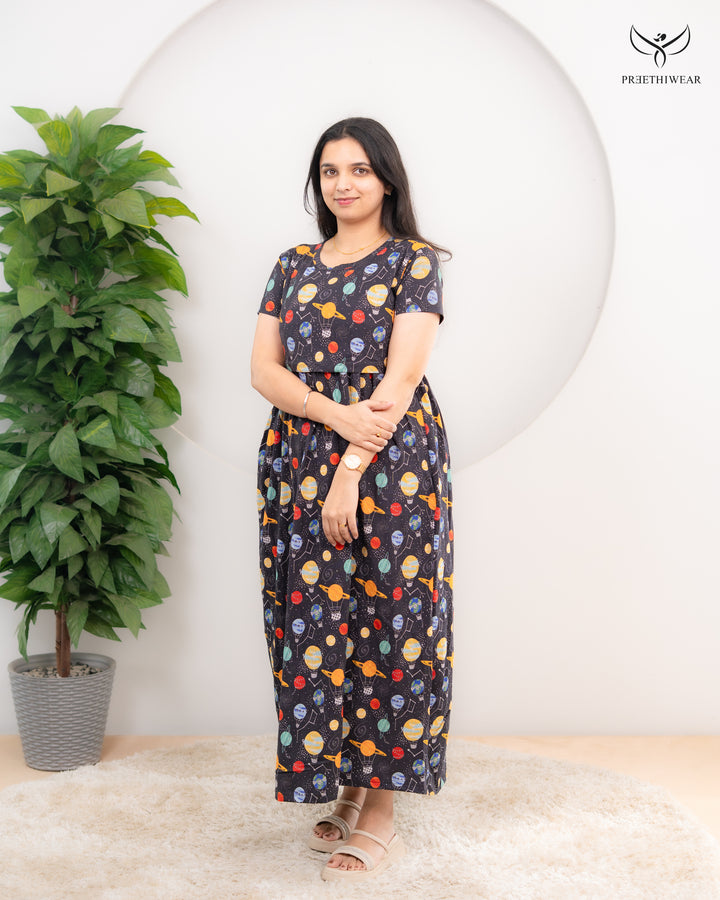 Anvita Soft Cotton Full Length Maternity Loungewear