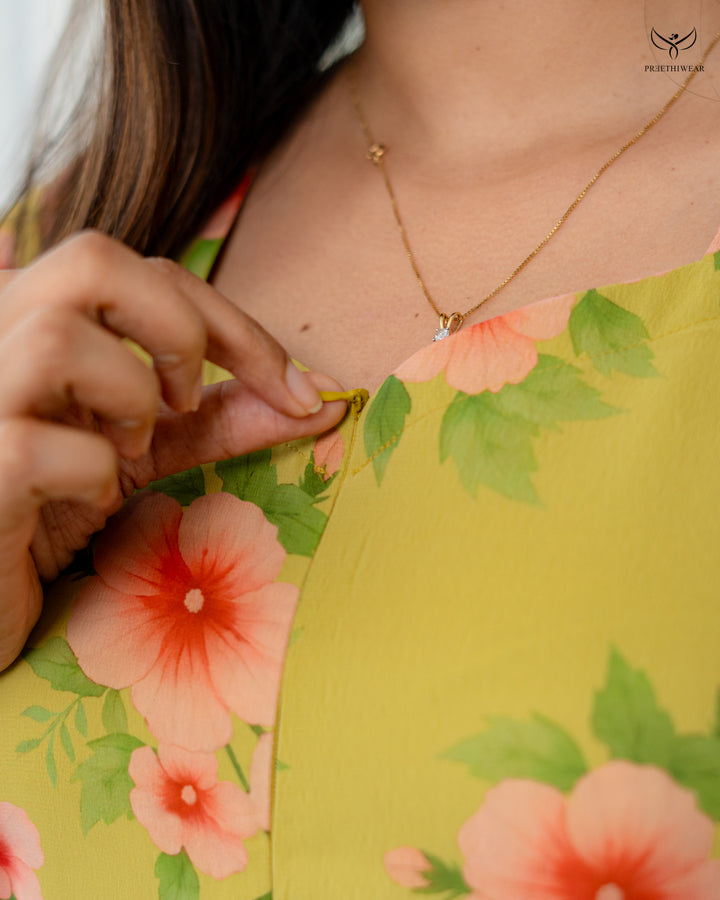 Liraya Maternity Dress with center Zip