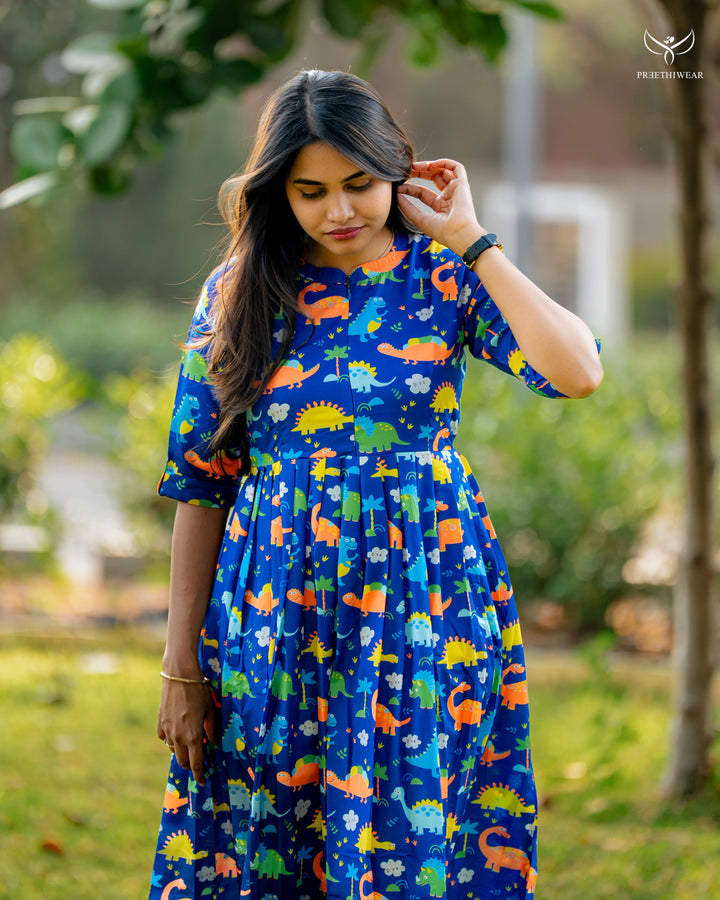 Tulasi  Maternity Dress with center Zip