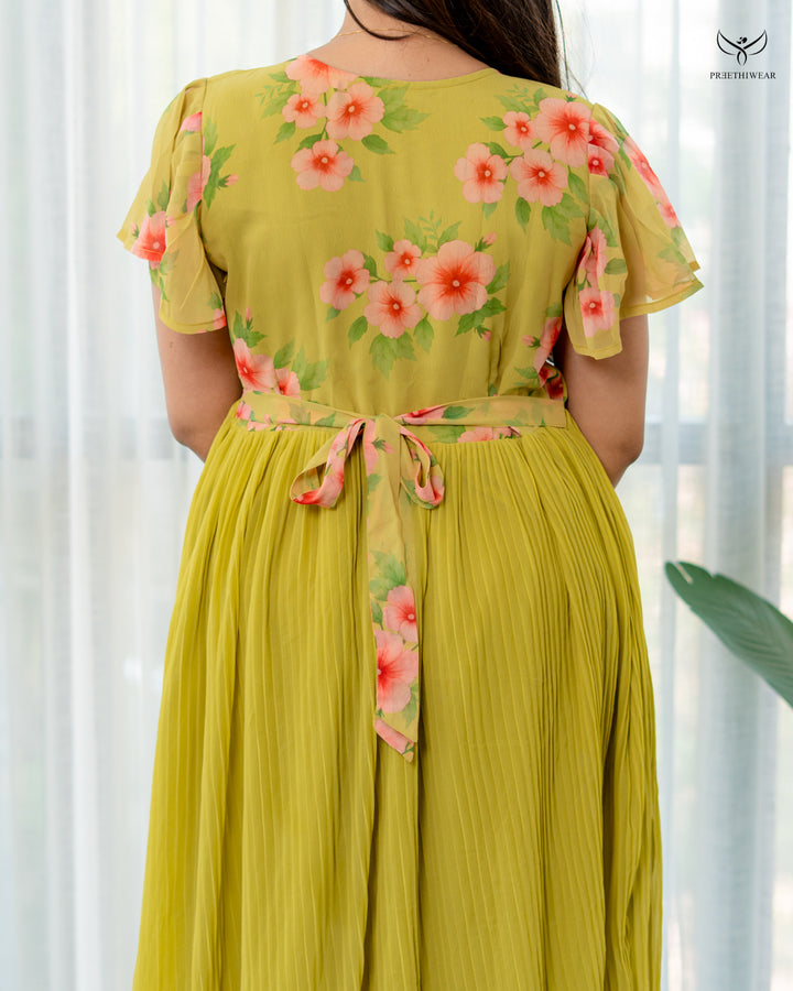 Liraya Maternity Dress with center Zip