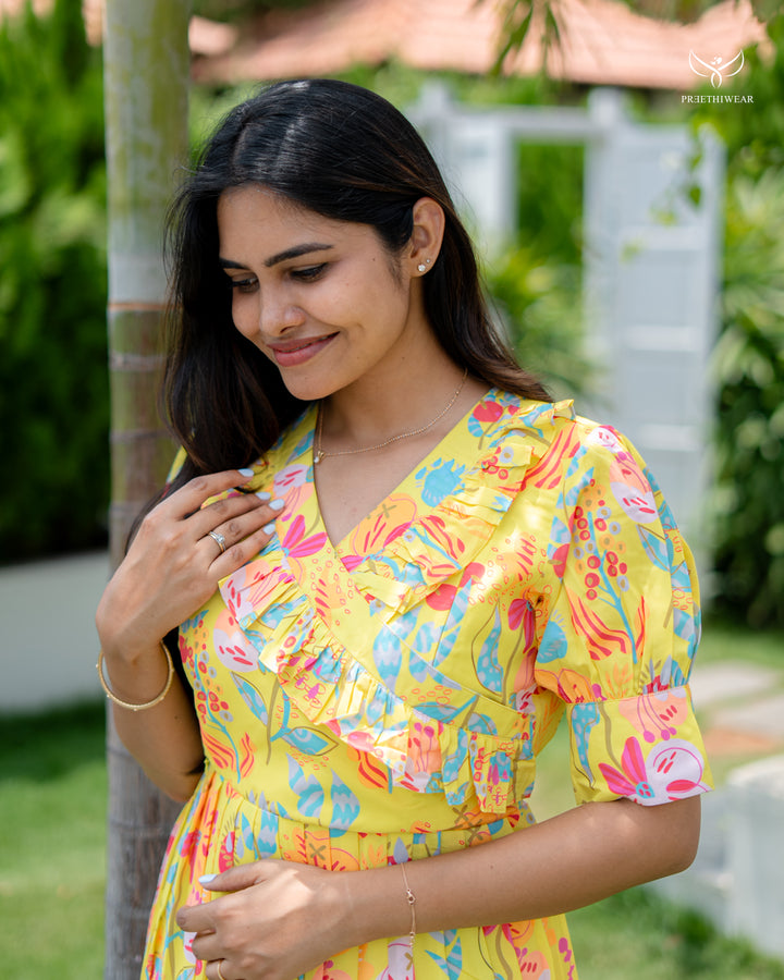 Pragya Maternity Dress(PREORDER-JUNE20)