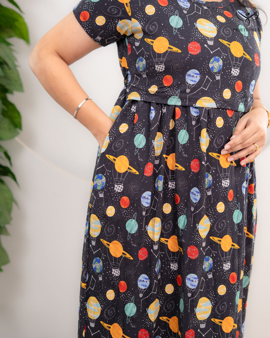 Anvita Soft Cotton Full Length Maternity Loungewear