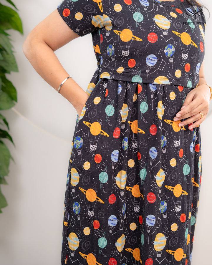 Anvita Soft Cotton Full Length Maternity Loungewear
