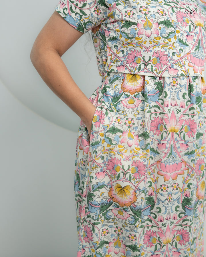 Lisy1  SoftCotton Full Length Maternity Loungewear