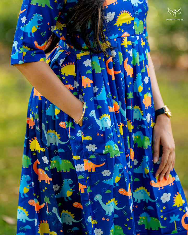 Tulasi  Maternity Dress with center Zip