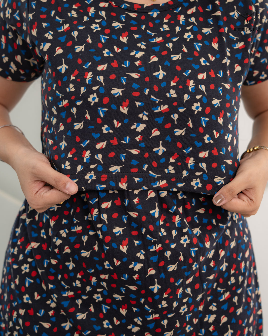 Nuha Soft Cotton Full Length Maternity Loungewear