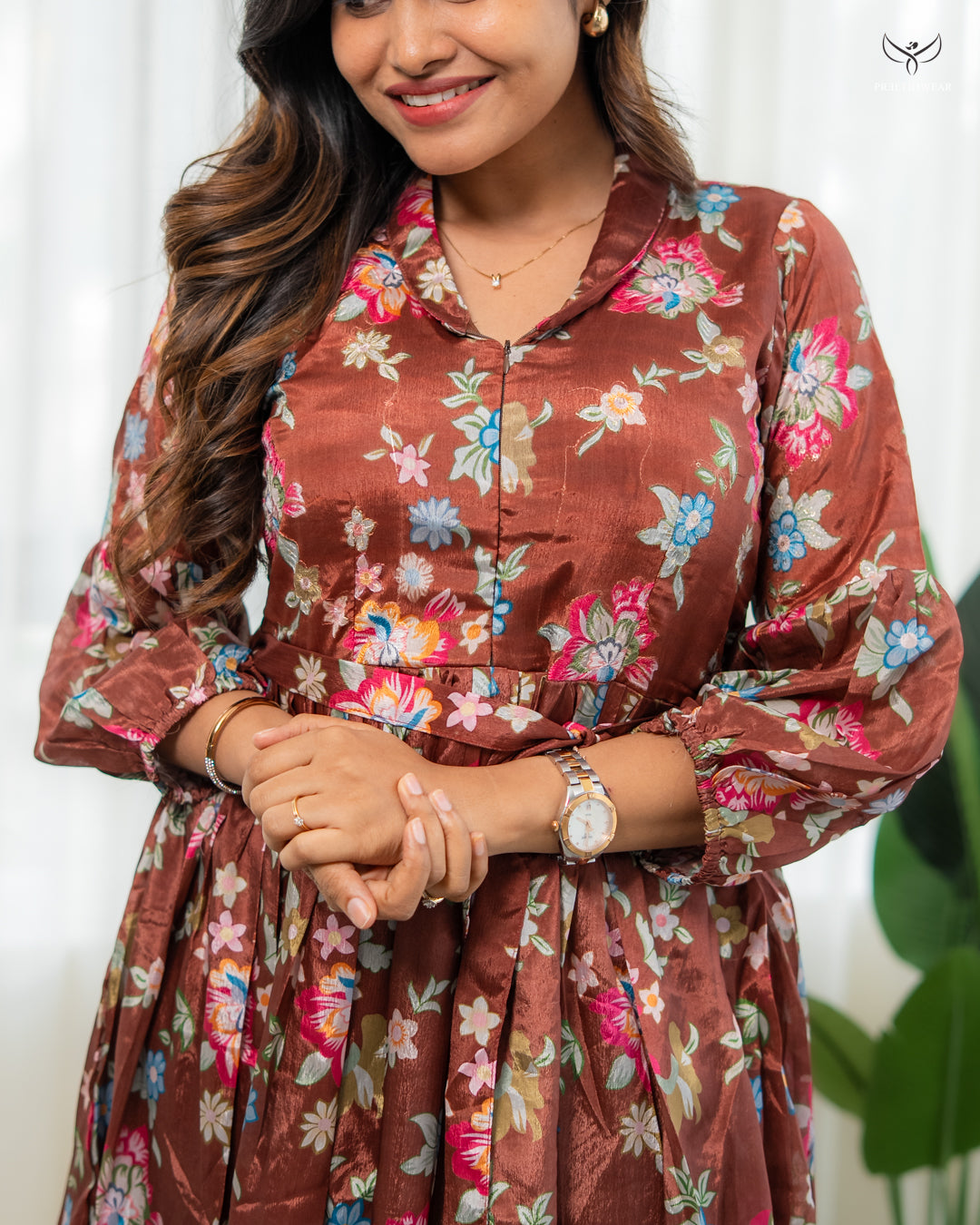 Sabi  Maternity Dress with center Zip