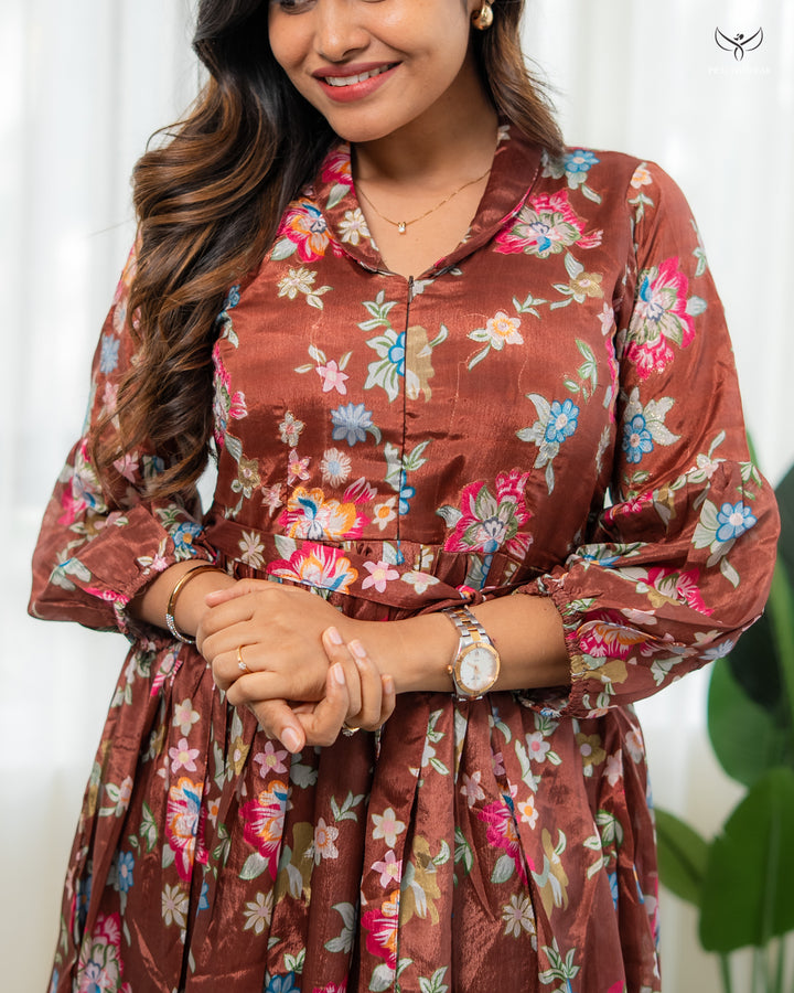 Sabi  Maternity Dress with center Zip