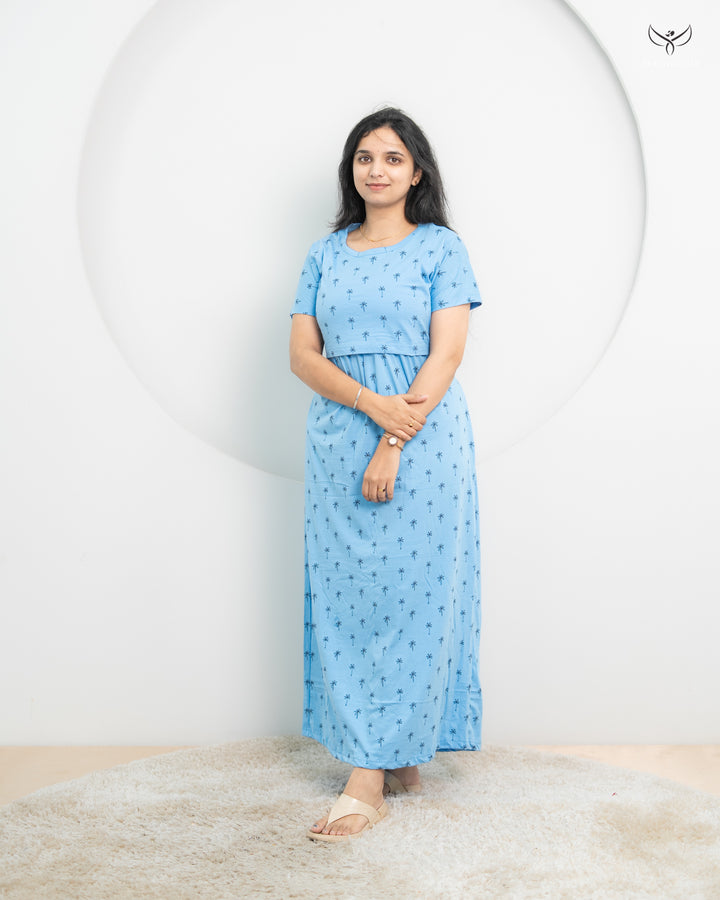 Rabooni  SoftCotton Full Length Maternity Loungewear