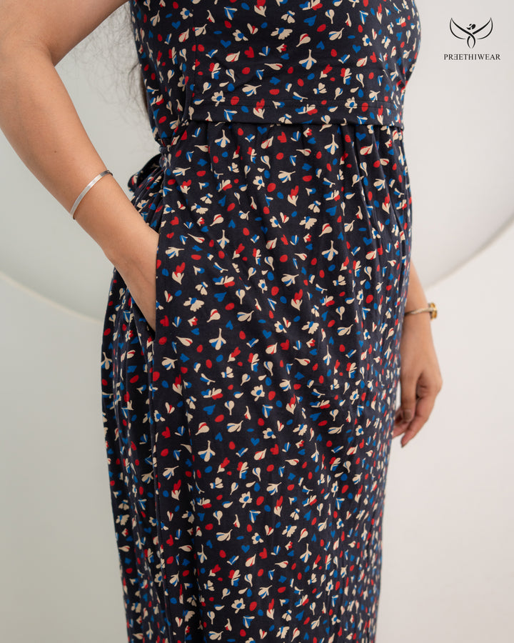 Nuha Soft Cotton Full Length Maternity Loungewear