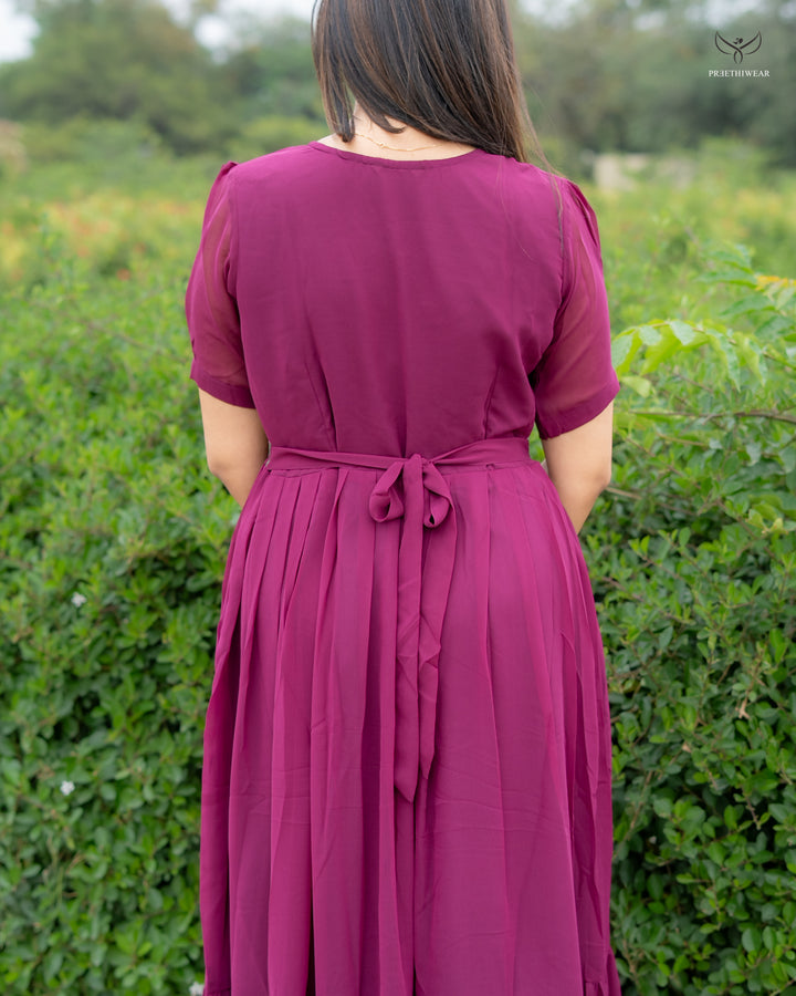 Jessy1  Maternity Dress with center Zip