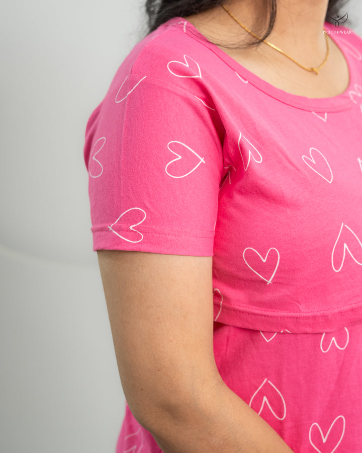 Teja SoftCotton Maternity Top Pant Set