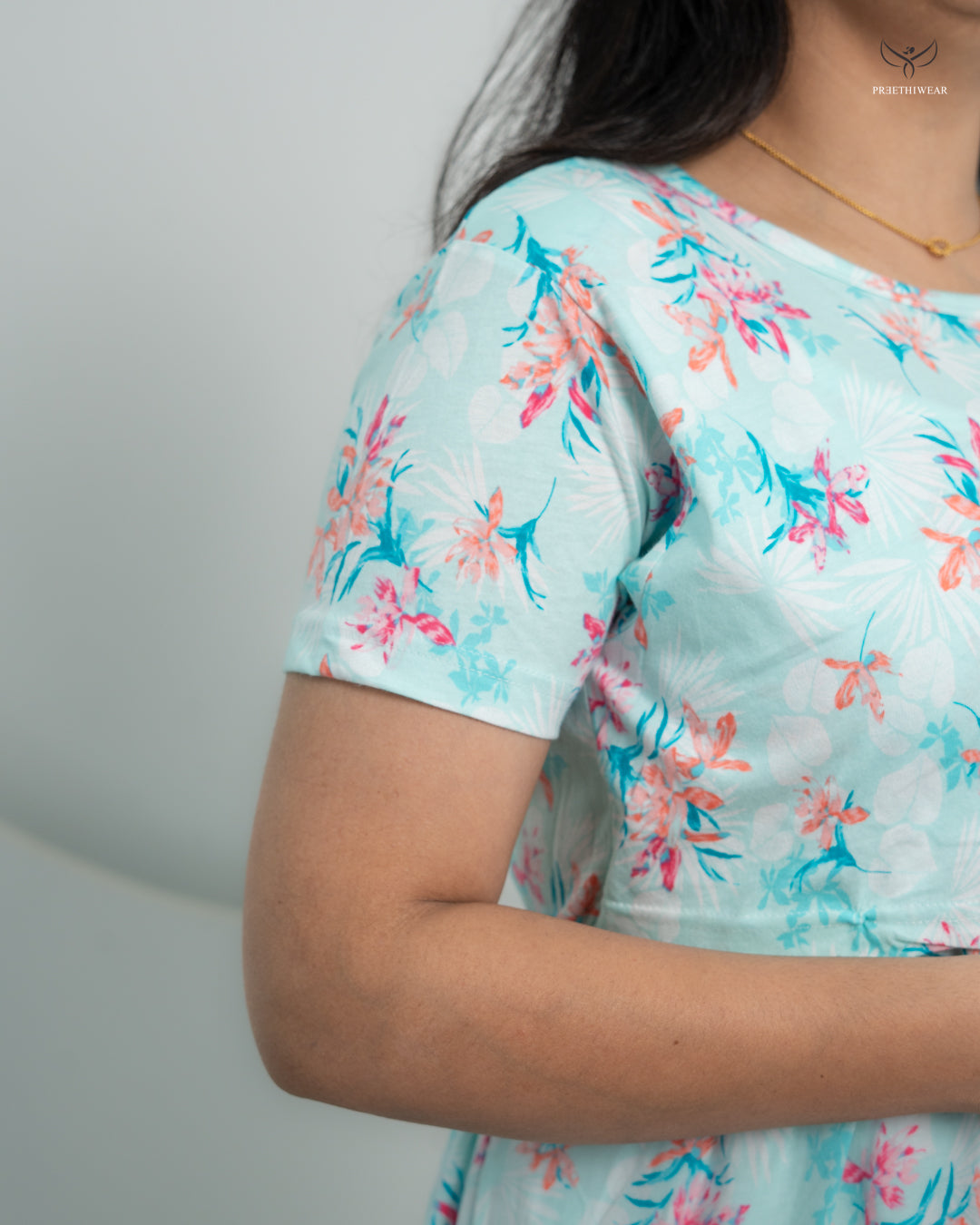 Athulya2  SoftCotton Full Length Maternity Loungewear