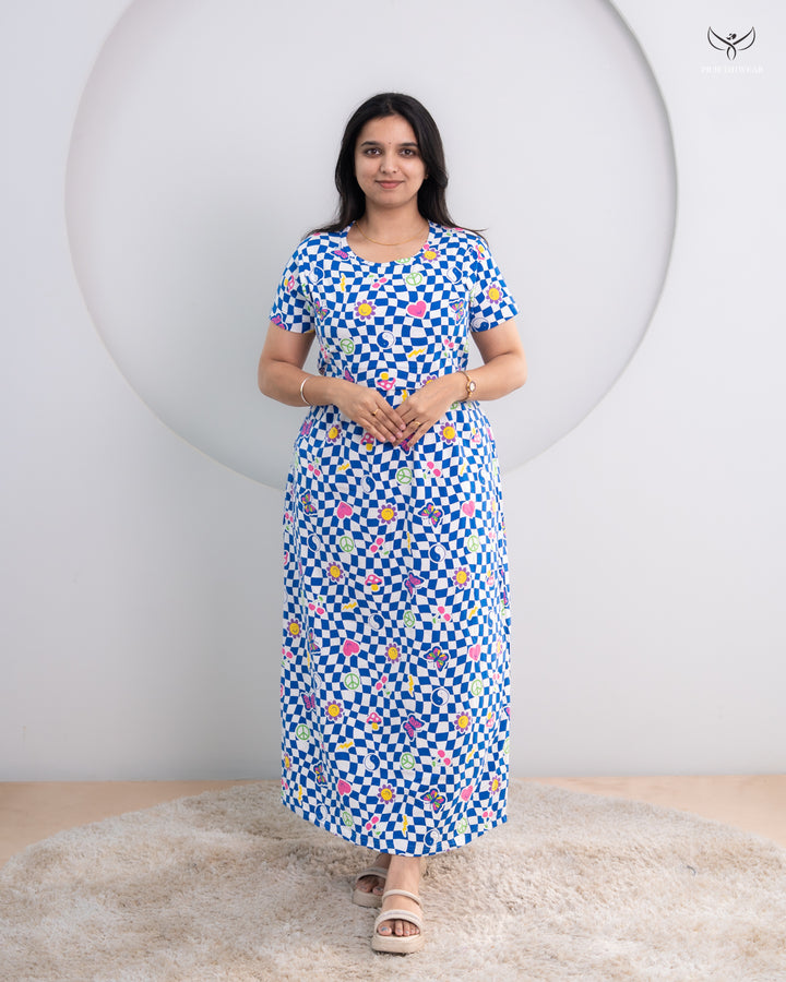 Anshi SoftCotton Full Length Maternity Loungewear