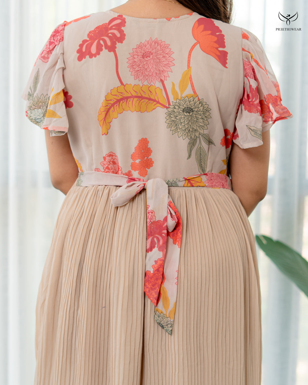 Taarvi  Maternity Dress with center Zip