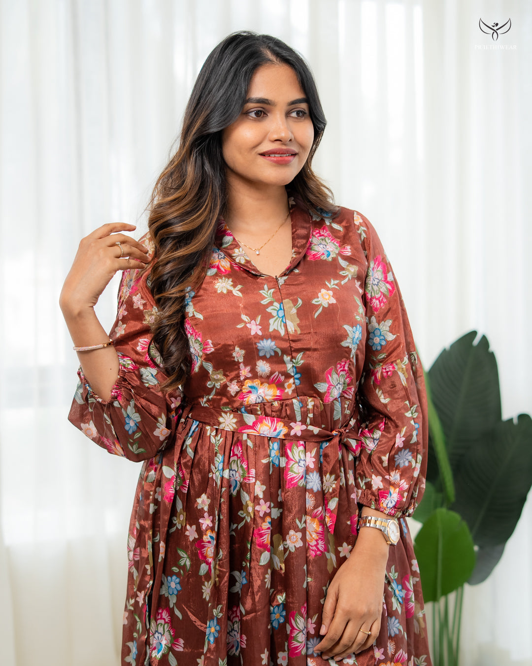 Sabi  Maternity Dress with center Zip