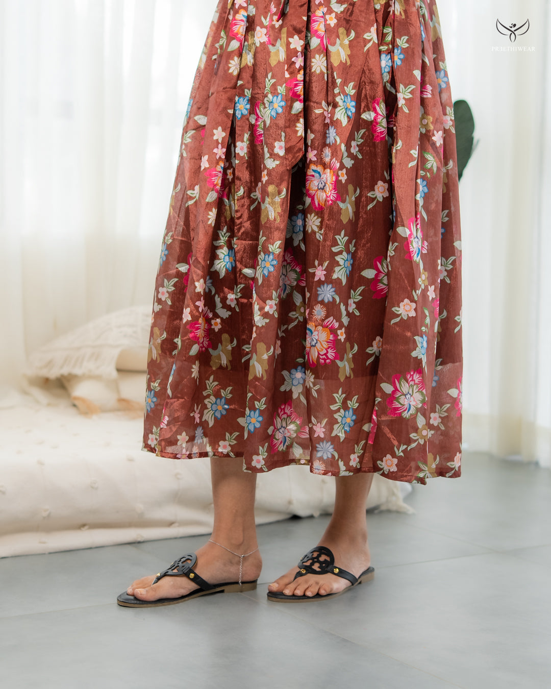 Sabi  Maternity Dress with center Zip