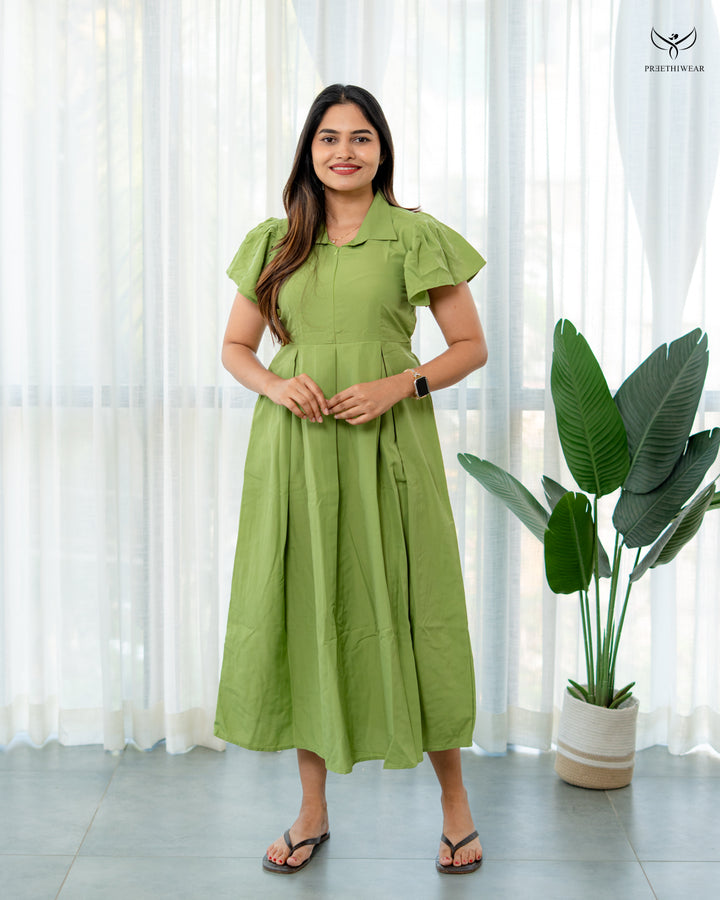 Iraja Maternity Dress with center Zip