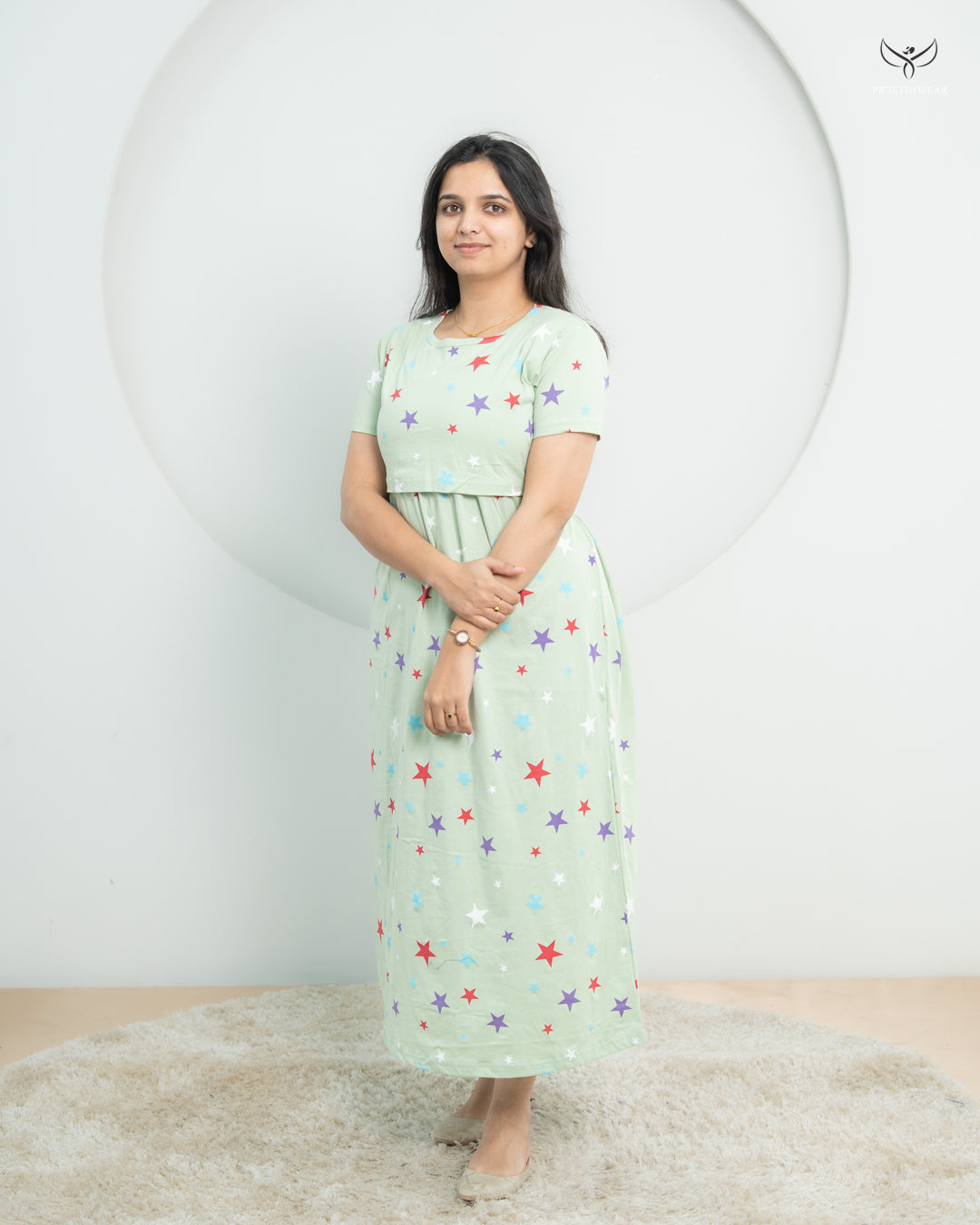 Rosie2 SoftCotton Full Length Maternity Loungewear