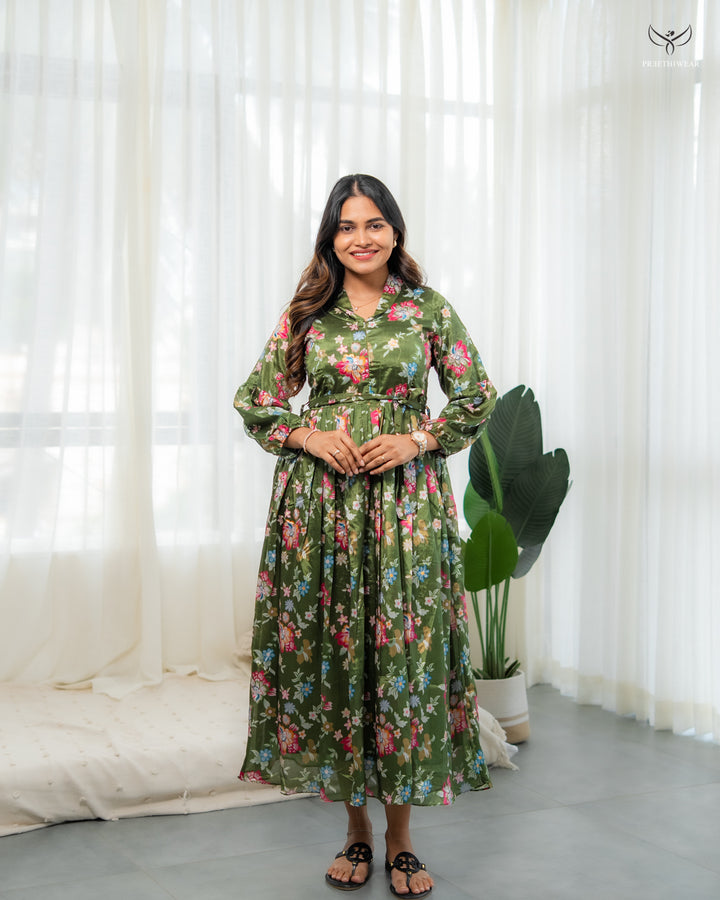 Ruchi  Maternity Dress with center Zip