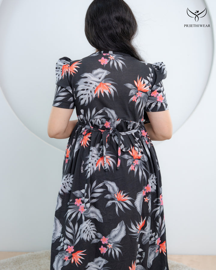 Ridita SoftCotton Calf Length Maternity Loungewear