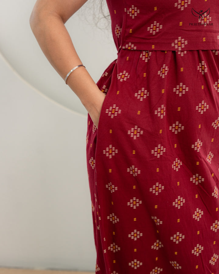 Marwa SoftCotton Full Length Maternity Loungewear