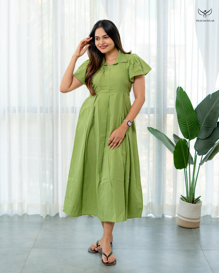 Iraja Maternity Dress with center Zip