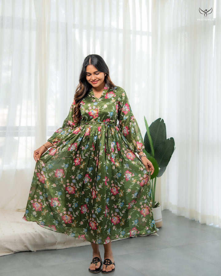 Ruchi  Maternity Dress with center Zip
