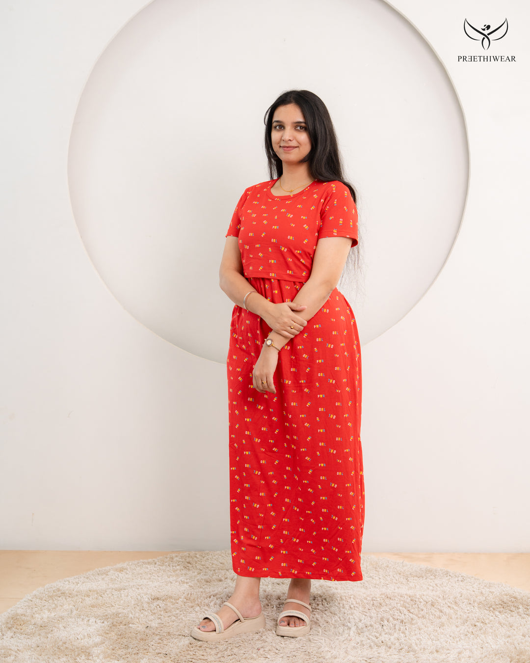Rabina Soft Cotton Full Length Maternity Loungewear