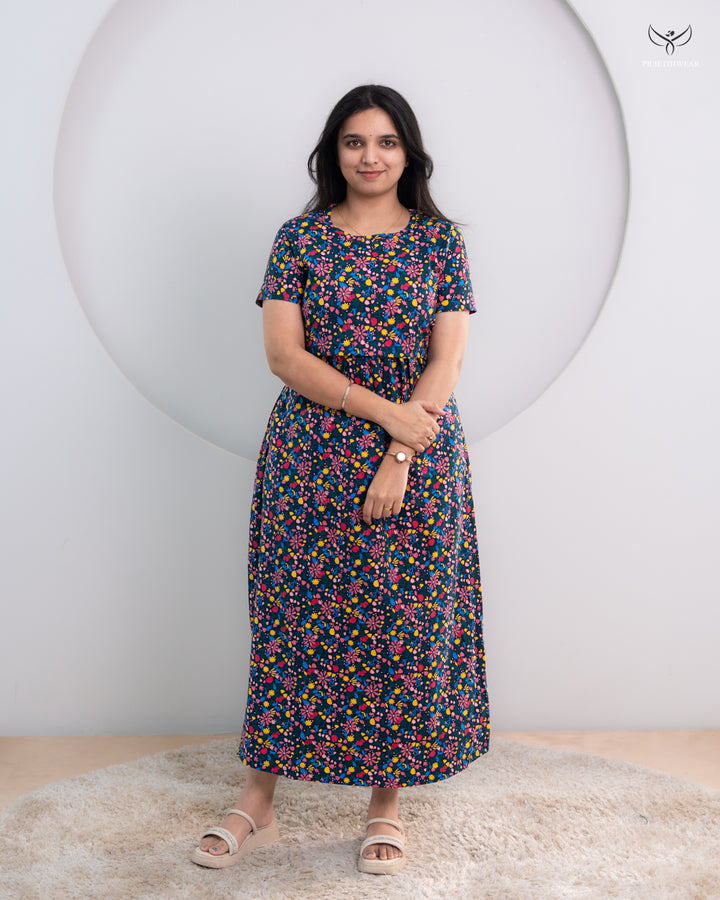 Devina SoftCotton Full Length Maternity Loungewear