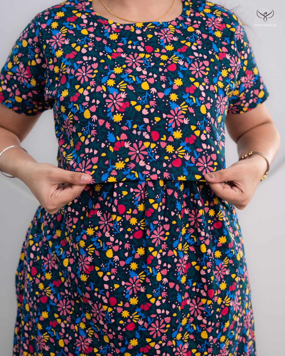 Devina SoftCotton Full Length Maternity Loungewear