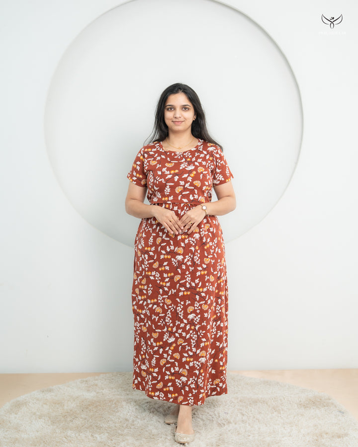 Beenu SoftCotton Full Length Maternity Loungewear