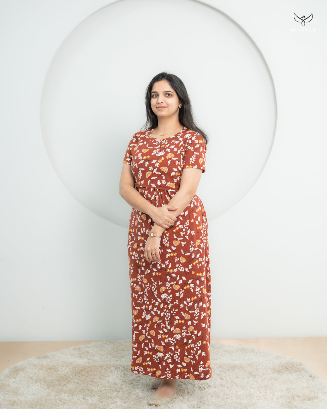 Beenu SoftCotton Full Length Maternity Loungewear