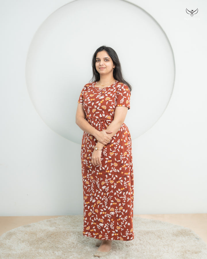 Beenu SoftCotton Full Length Maternity Loungewear