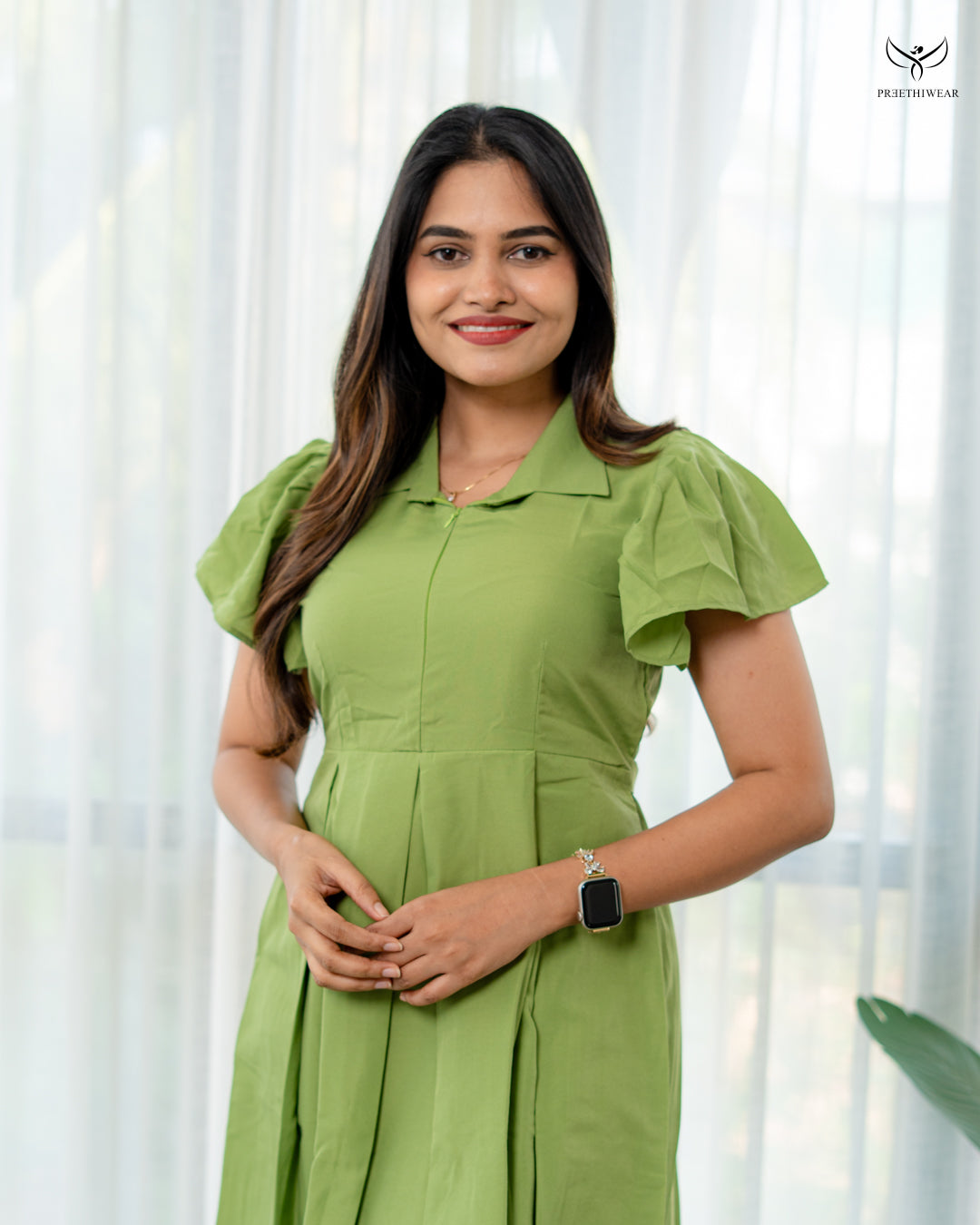 Iraja Maternity Dress with center Zip