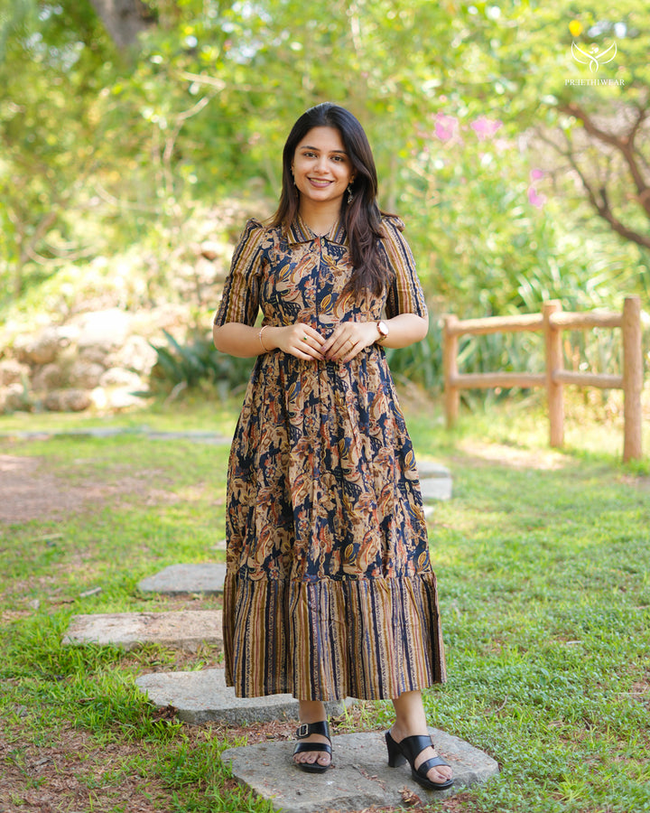 Jameela Maternity Dress with center Zip