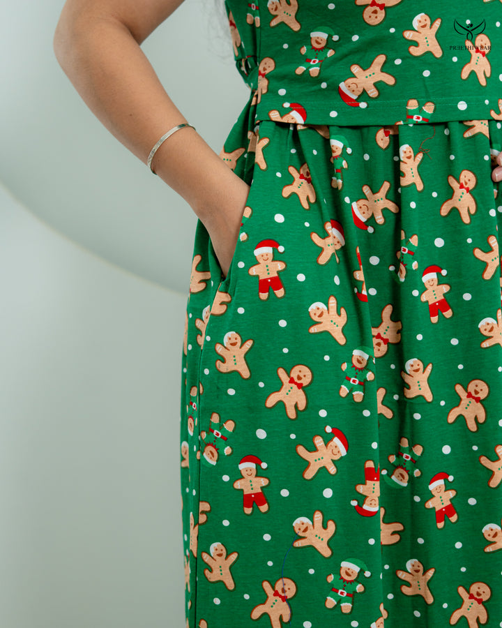 Asma1  Soft Cotton Full Length Maternity Loungewear