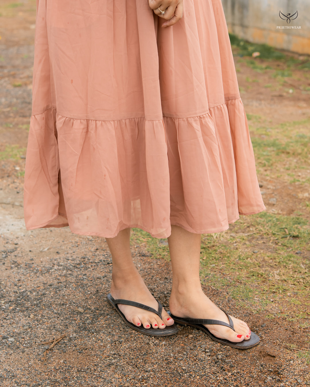 Jagruti Maternity Dress with center Zip