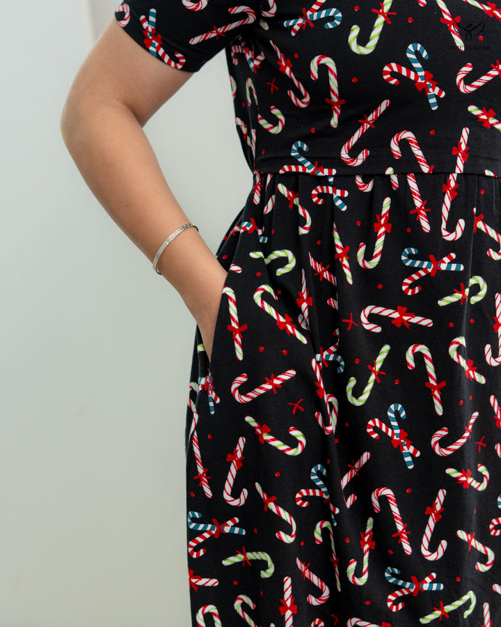 Jella SoftCotton Calf Length Maternity Loungewear