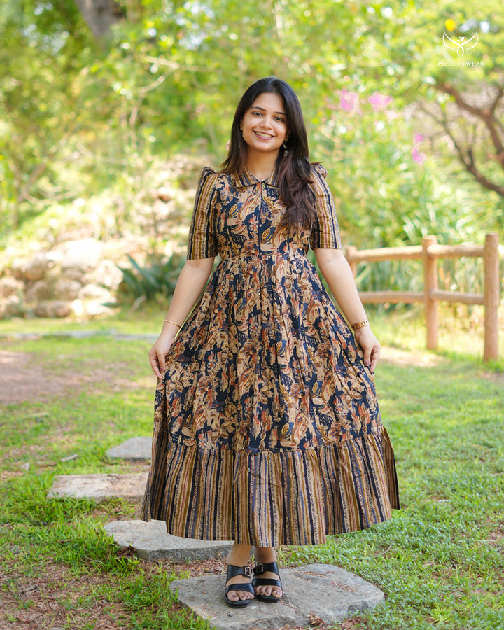 Jameela Maternity Dress with center Zip
