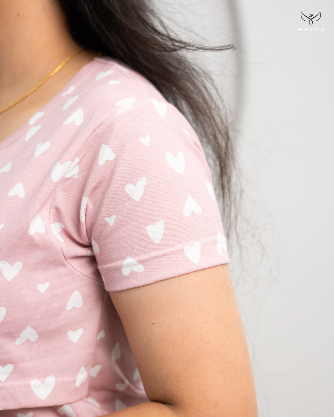 Liya SoftCotton Maternity Top Pant Set