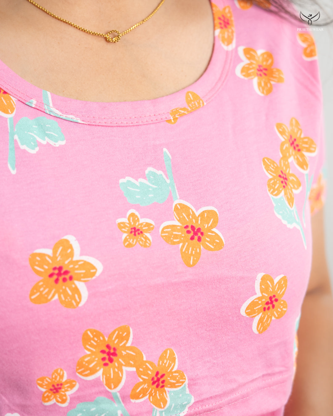 Yamini1  SoftCotton Maternity Top Pant Set