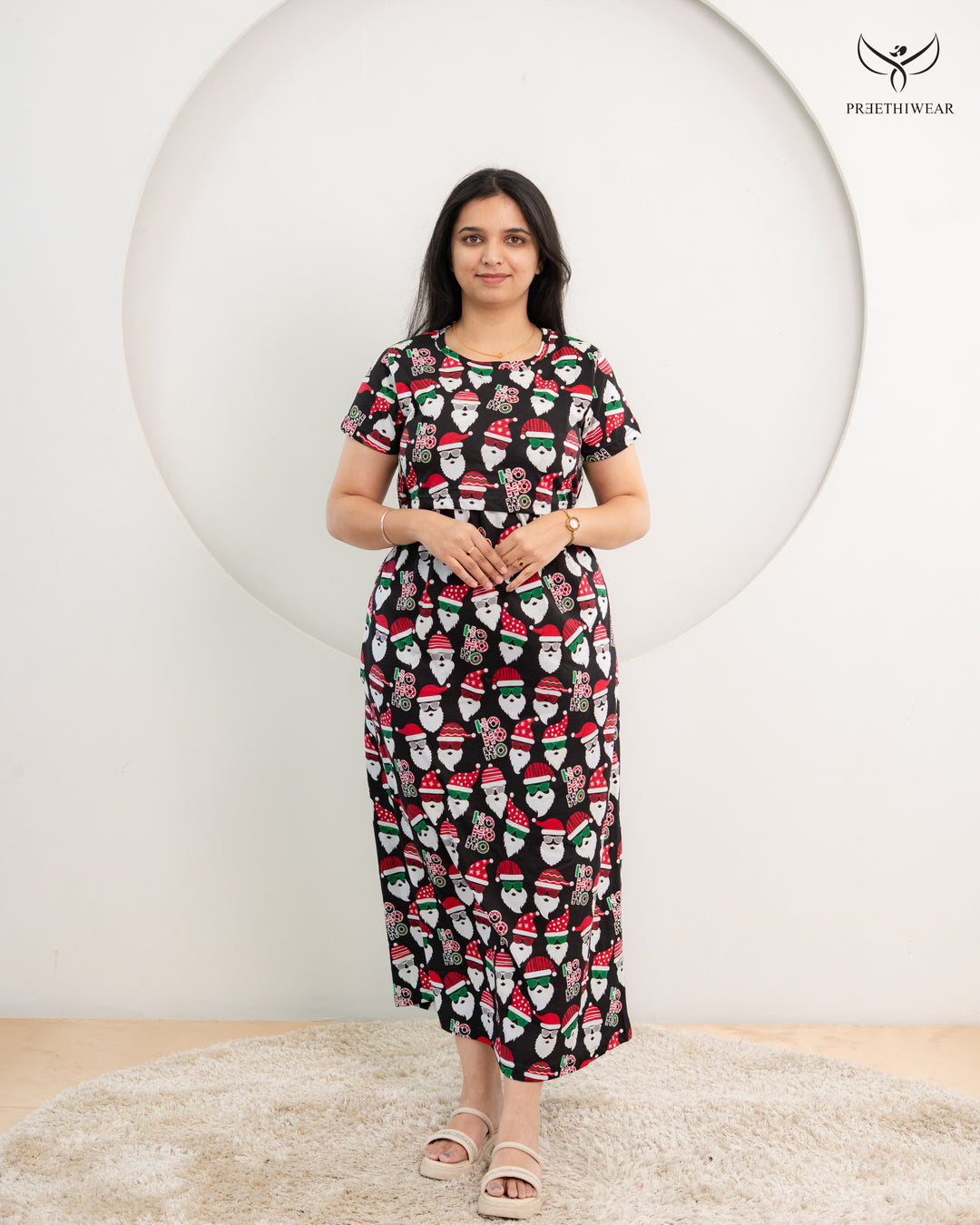 Srushti Soft Cotton Full Length Maternity Loungewear