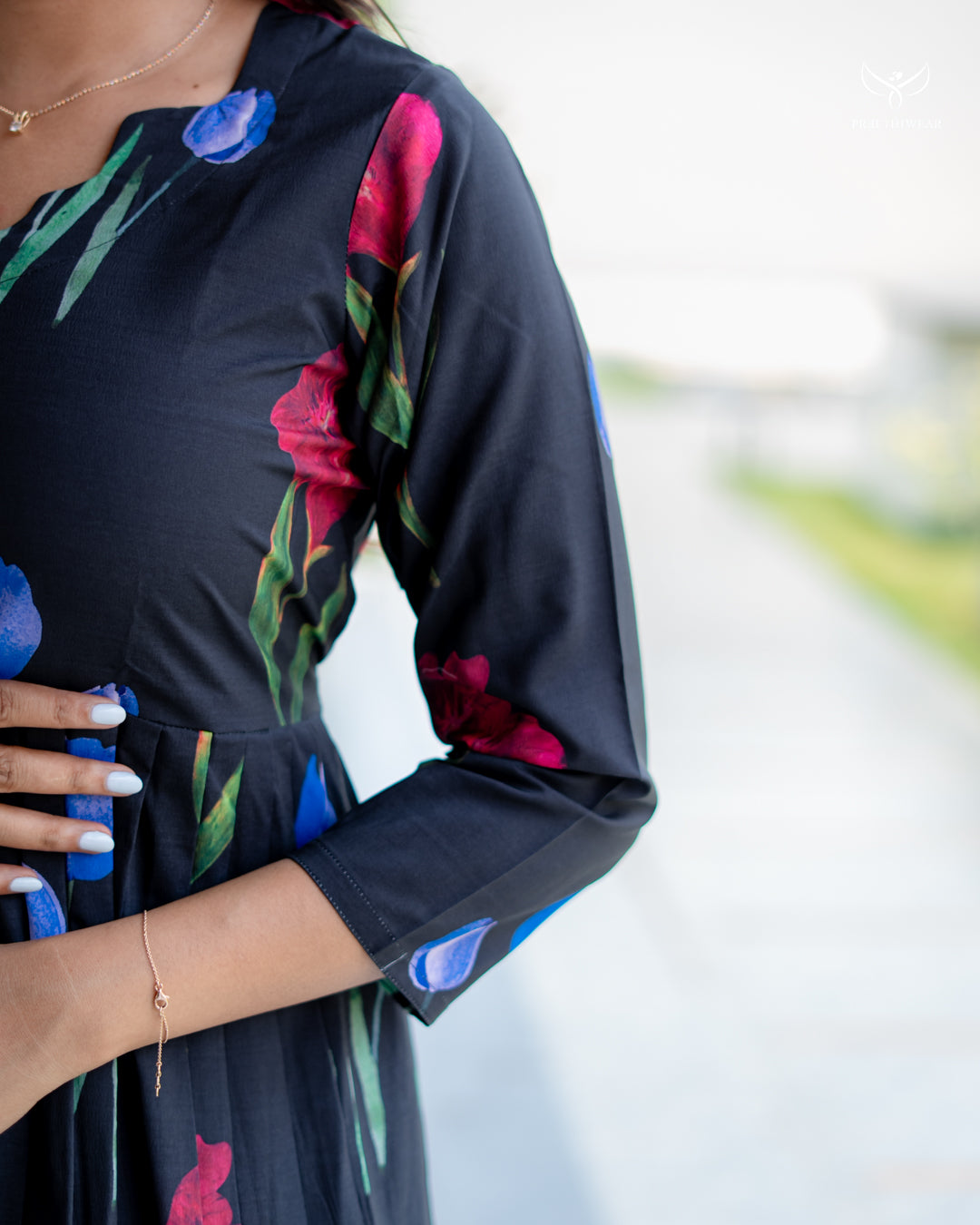 Sharmili Maternity Dress with center Zip