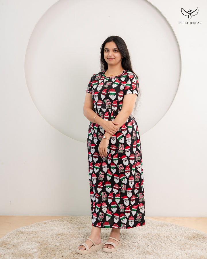 Srushti Soft Cotton Full Length Maternity Loungewear