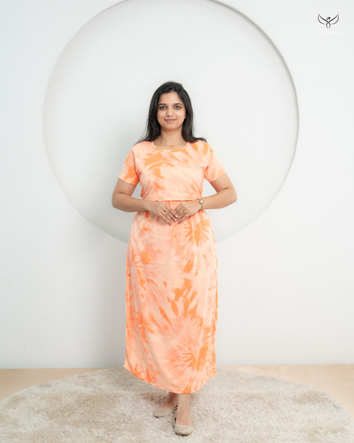 Vinya1 SoftCotton Full Length Maternity Loungewear