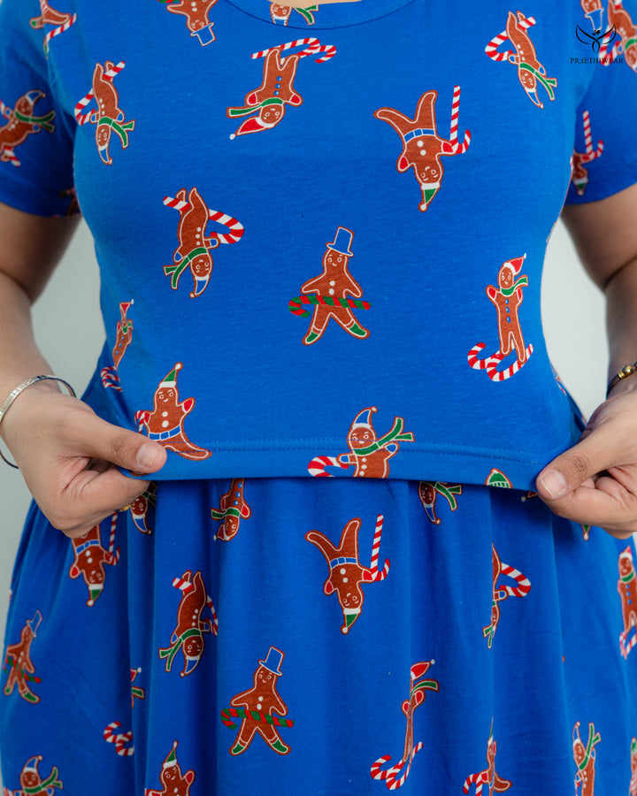 Kiri  SoftCotton Full Length Maternity Loungewear