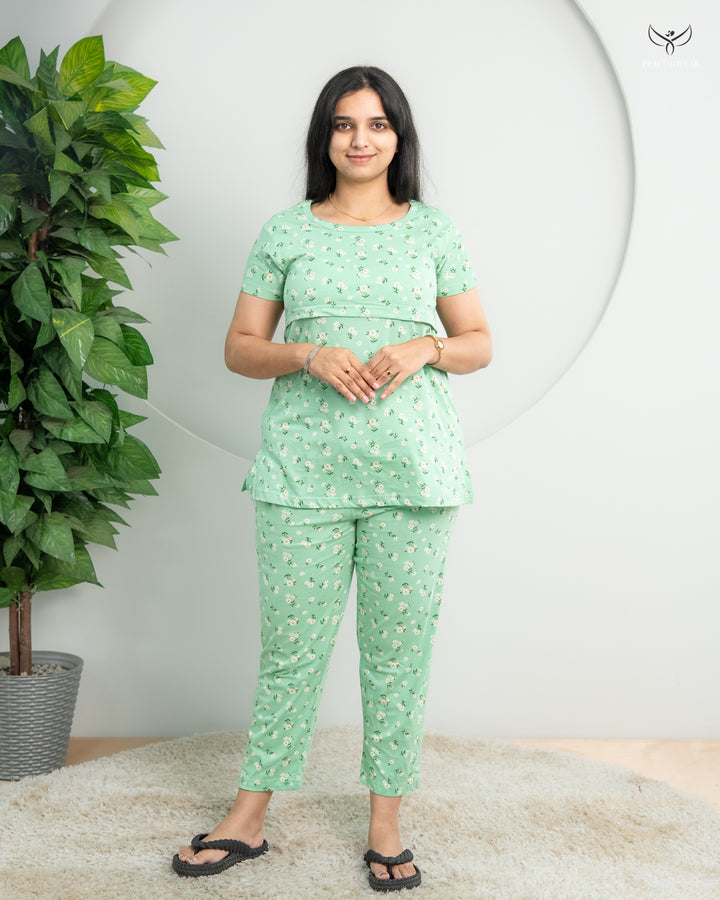 Rahana SoftCotton Maternity Top Pant Set